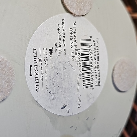 Final $! Threshold studio mcgee rustic decorative urn vase - Picture 2 of 5